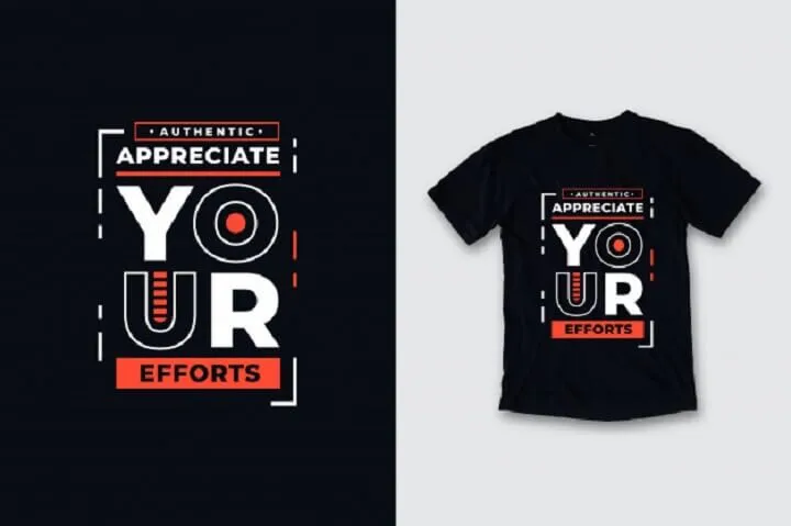 Appreciation t-shirts