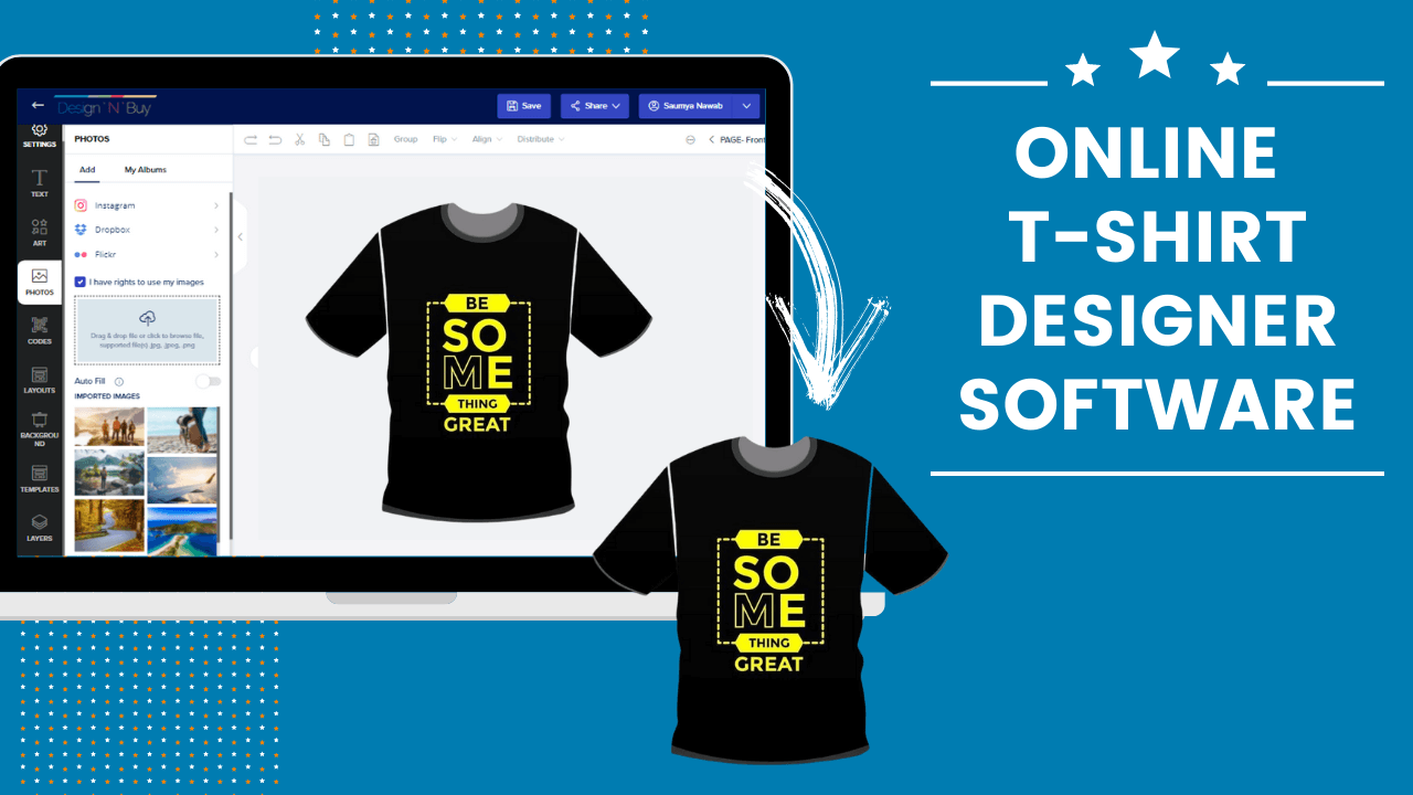 T-Shirt Design Software, Online T Shirt Designer Tool, Tshirt Ecommerce Software