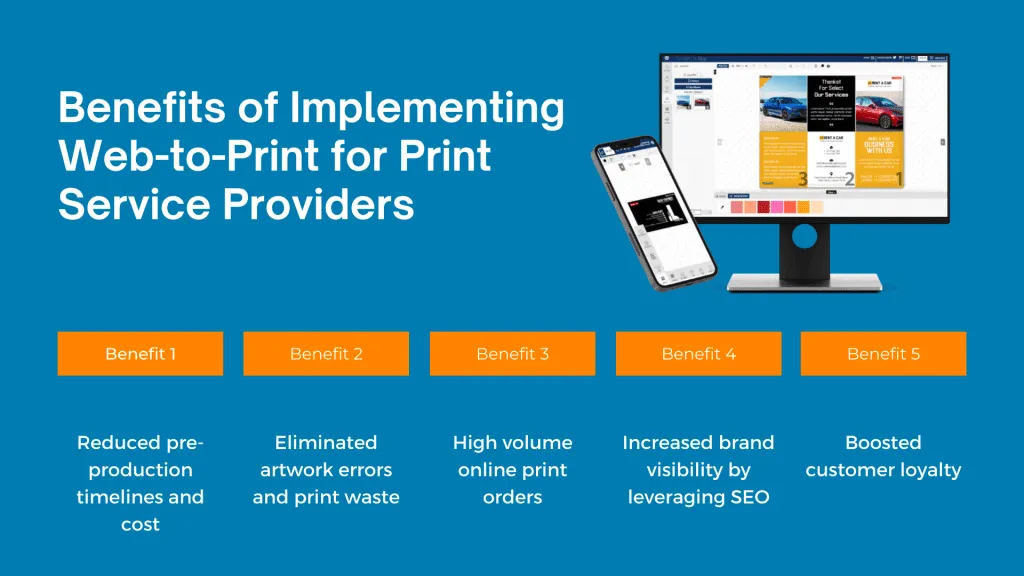 5 Key Benefits of the Web to Print Software for Print Service Providers