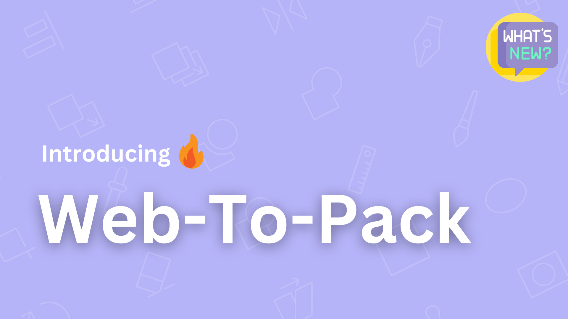 Introducing web to pack