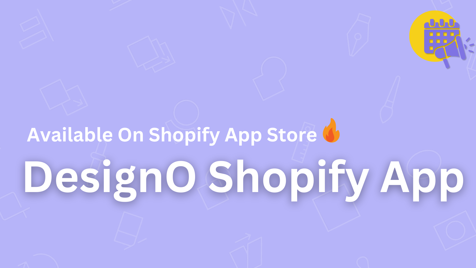 Available on shopify app store designO shopify app