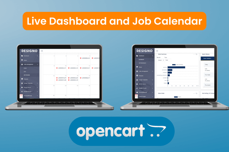 Live Dashboard and Job Calendar