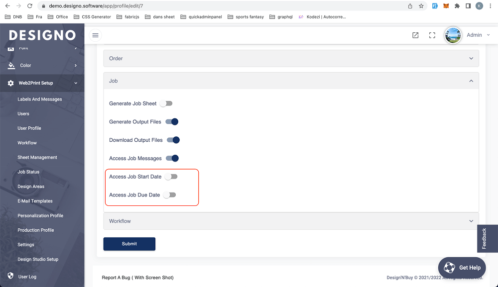 start and due date access (1)