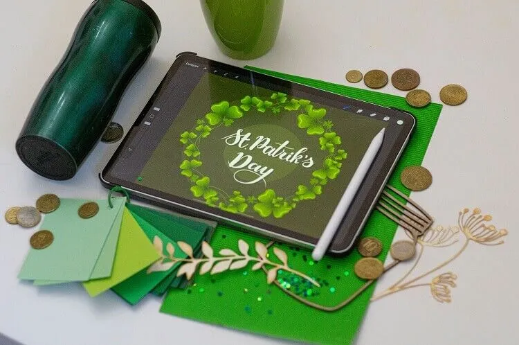 St patricks day design studio