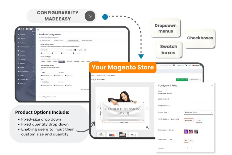 Product Configuration with magento