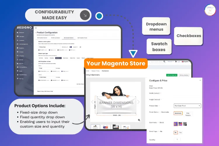 Product Option Configuration - DesignNBuy