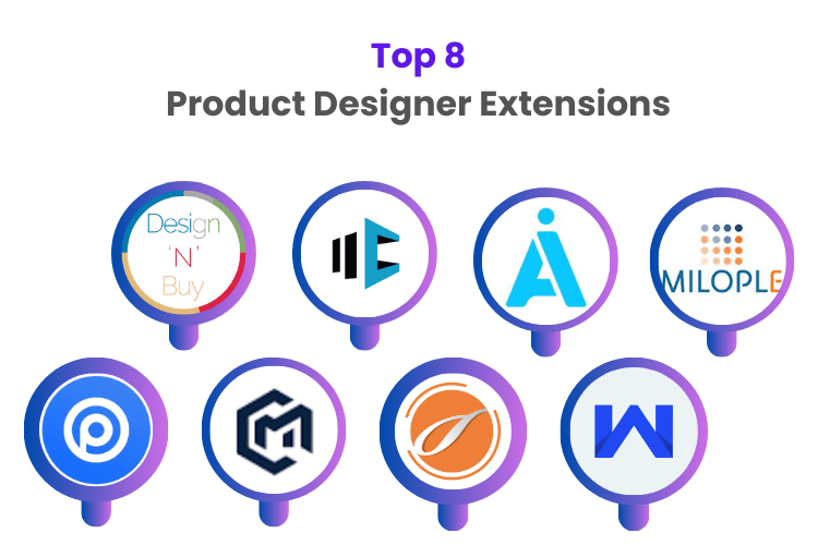 Top 8 Product Designer Extensions for magento store