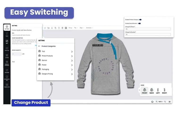 Easier Product Switching for Merchandise