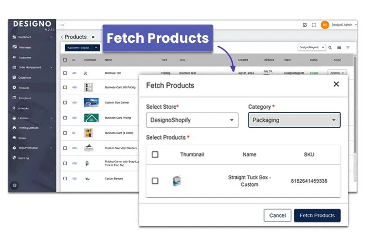 Fetch Product