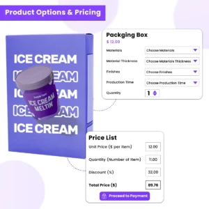 Product Options and Pricing