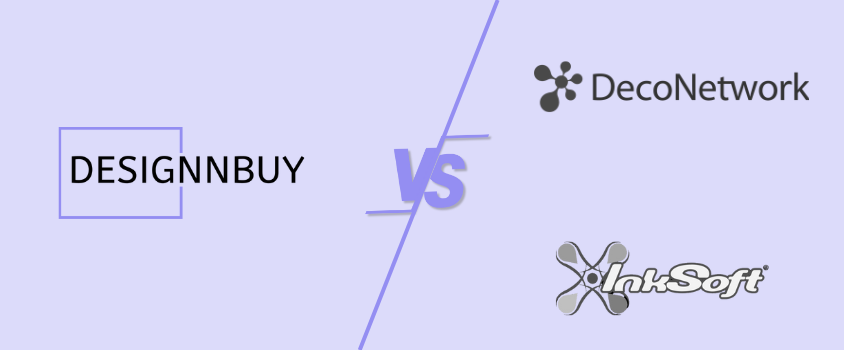 Deconetwork vs Inksoft vs DesignNBuy