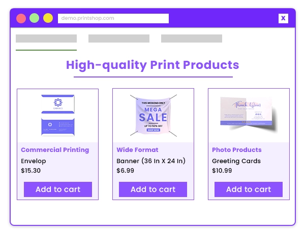 Access to High Quality Print Products