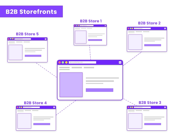 Unlimited Private B2B Storefronts