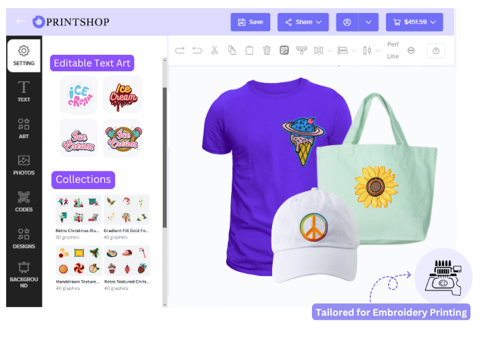 Embroidery printing software Hero Image